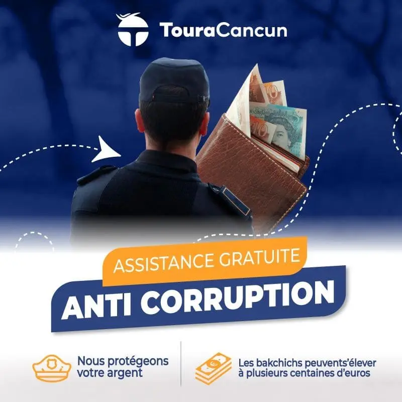 Assistance Anti-Corruption Gratuite disponible à la location à Cancun